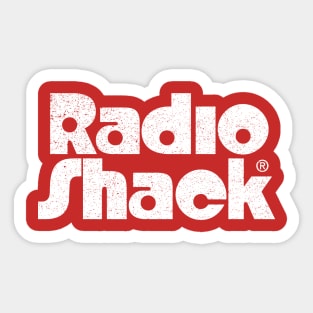 Vintage Radio Shack White Sticker